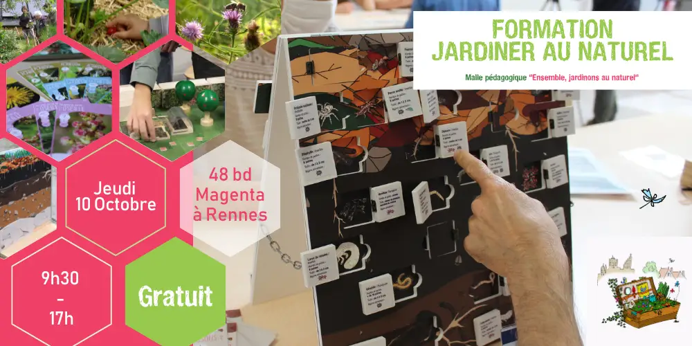 Jardin au naturel : formez-vous en octobre 2024 !