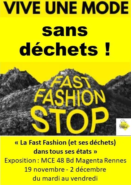 affiche stop fast fashion
